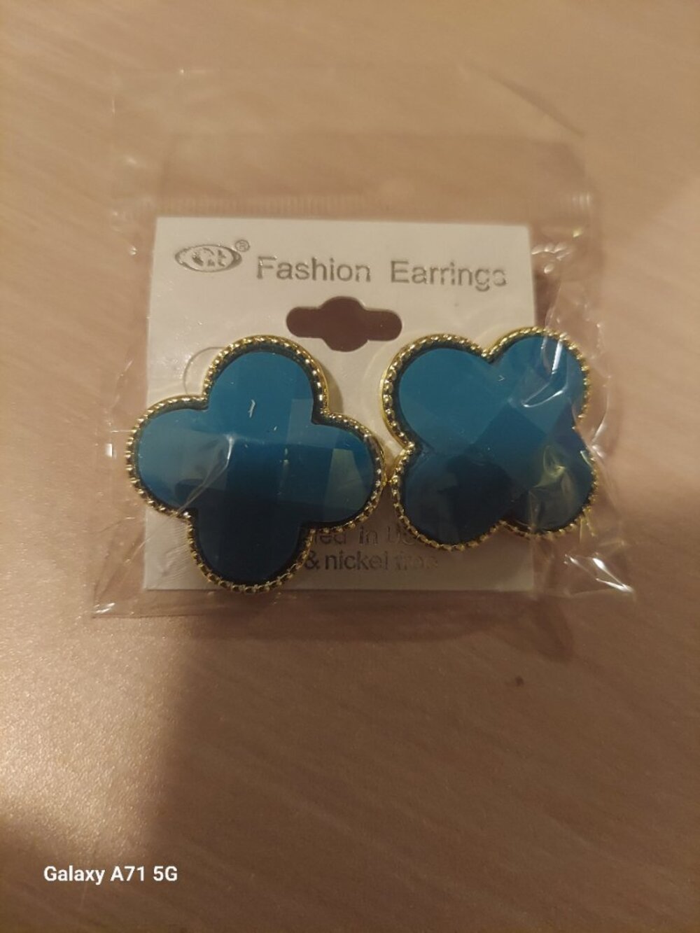Teal Earrings